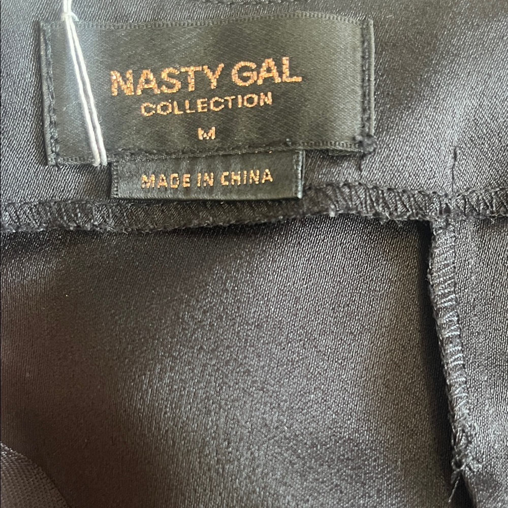 Black Double-Breasted Halter Dress - image 4